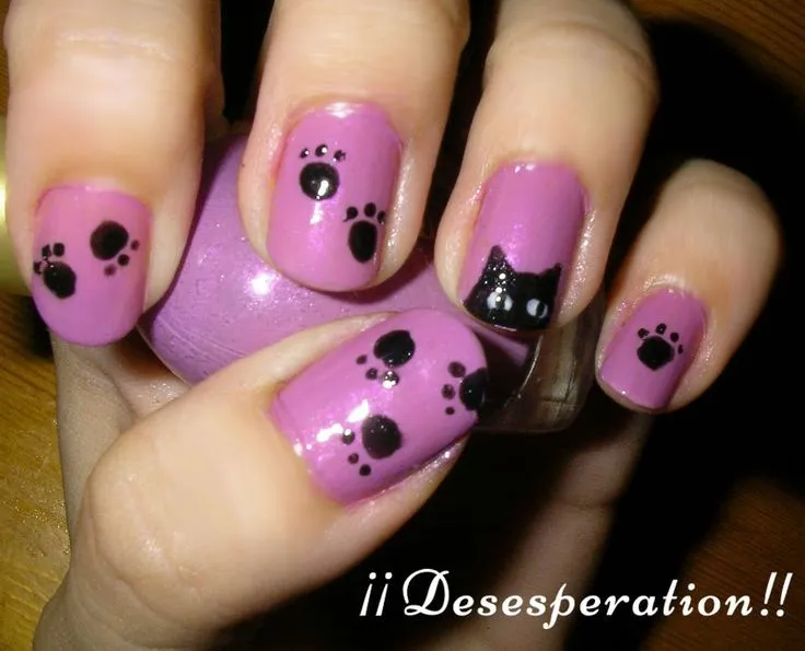 Diseños de uñas :D on Pinterest | Cat Nails, Butter London and ...