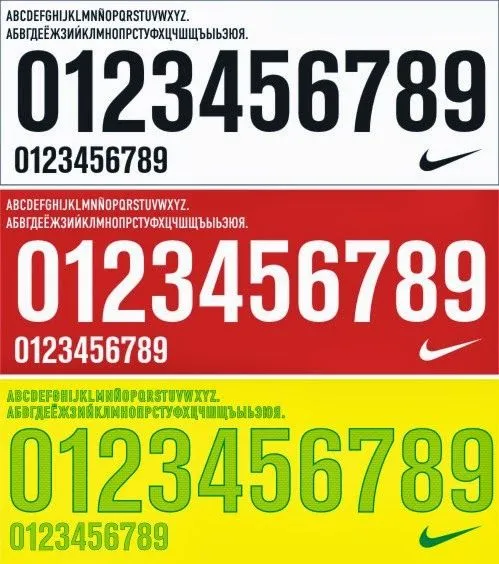 Diseños, vectores y más: Nike 2012 - 2014 tipografía