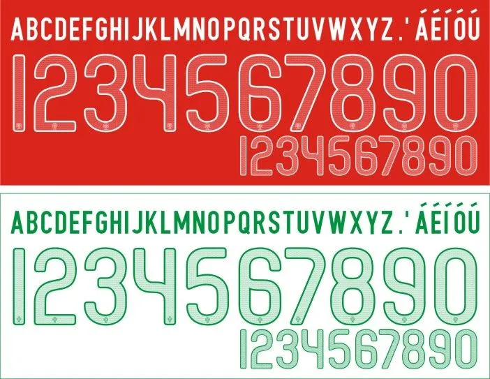 Diseños, vectores y más: Tipografía Selección de Portugal 2012