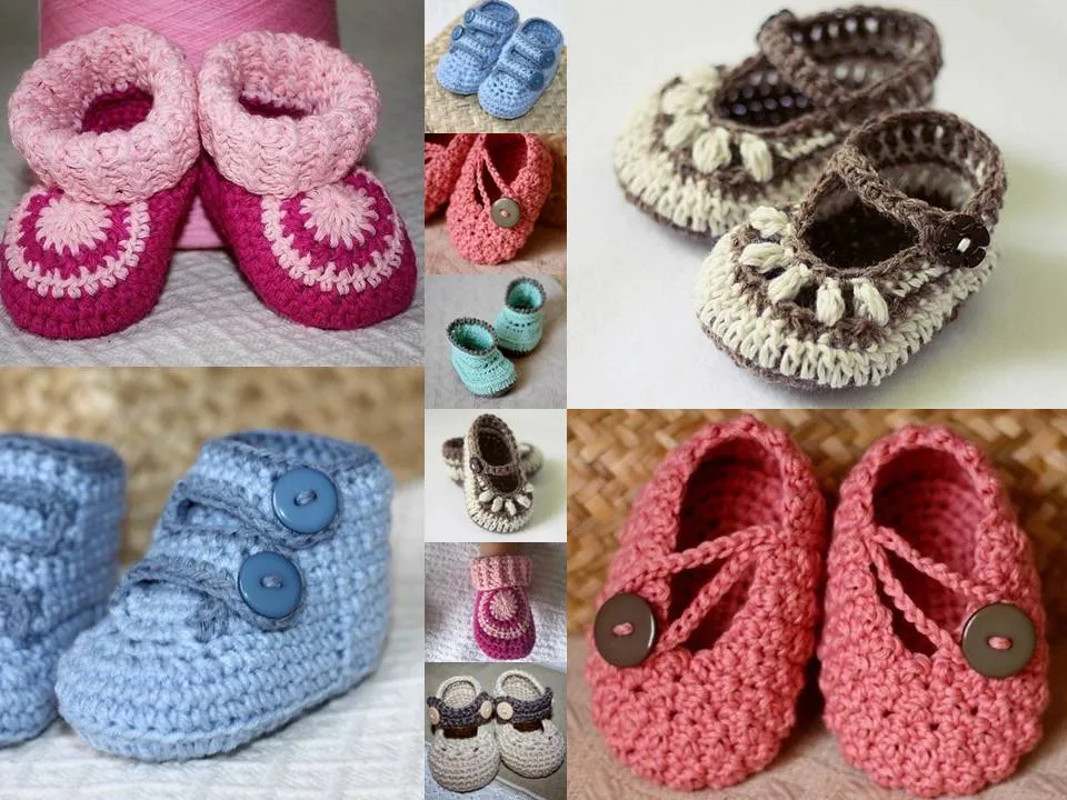  ... diseños de zapatitos y botitas de bebé que encontré en la web