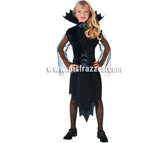 Disfraz barato de Vampira Muriciélago 8-10 años Halloween por sólo ...