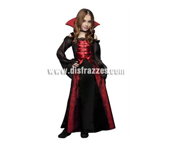 Disfraz barato de Vampiresa para niñas 7-9 años por sólo 16.95 ...