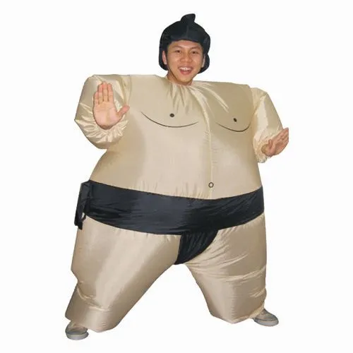 Disfraces de Halloween para hombres mujeres inflable Sumo Wrestler ...