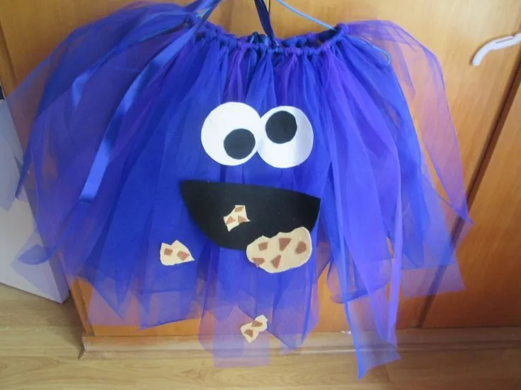 disfraces para niños/ kids costumes tutu dress cookie monster ...