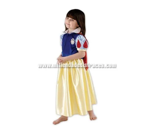 Disfraz barato de Blancanieves Disney para niña 3-4 años por sólo ...