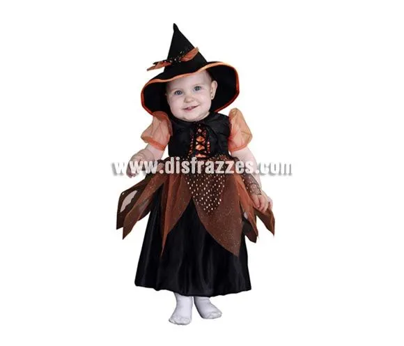 Disfraz barato de Brujita Bebé 1-2 años para Halloween por sólo ...