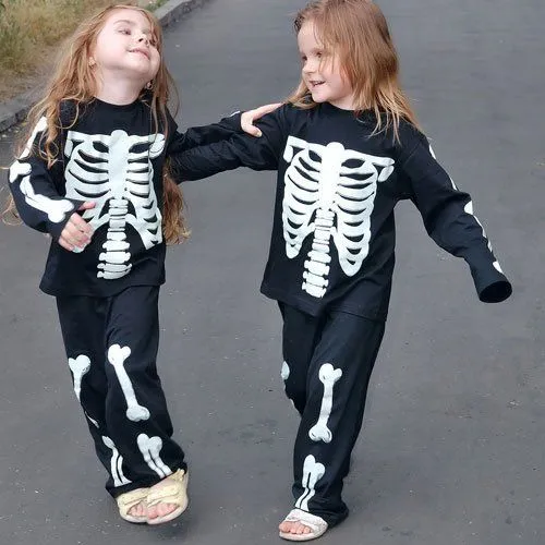 Disfraz de Calaveras para niñas en Halloween - Ideas para ...
