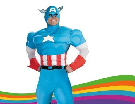 Disfraz de Capitán América - Alquiler de disfraces en DisfracesMF.com