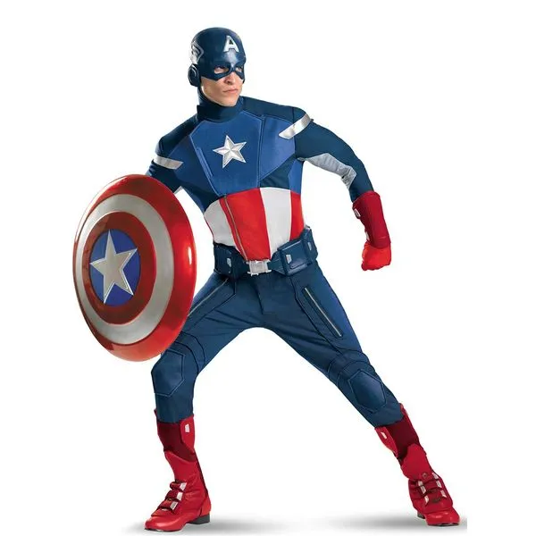 Disfraz de Capitán América Élite: comprar online