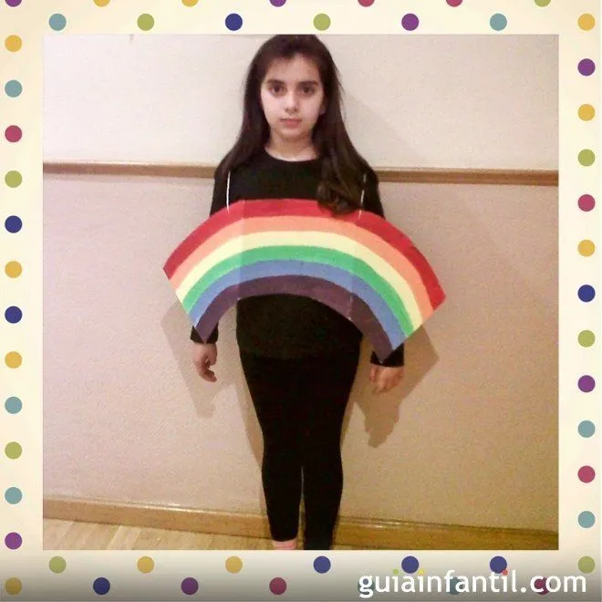 Disfraz casero de arco iris para los niños - Ideas de disfraces ...