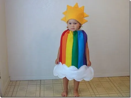 Disfraz casero de arcoíris para niño - Nos disfrazamos ayudas para ...