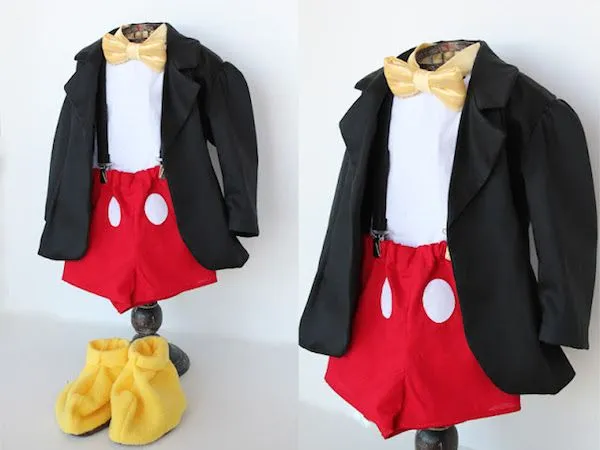 Disfraz casero de Mickey Mouse para Halloween - Juguetes