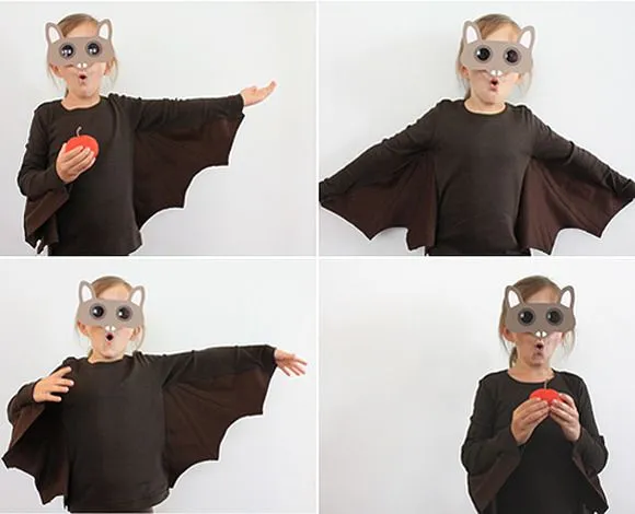 Cómo hacer un disfraz casero de murciélago para Halloween - Especial ...