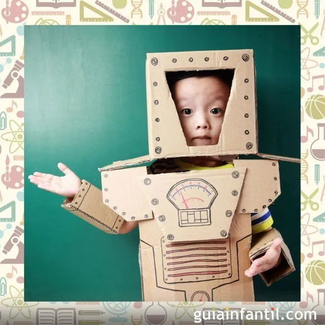Disfraz casero de robot para niños - Ideas de disfraces caseros ...