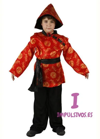 Disfraz de chino mandarín para niño barato