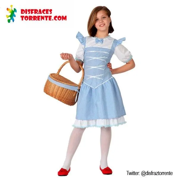 Disfraz de Dorotea Mago de Oz para niña Precioso vestido/disfraz ...