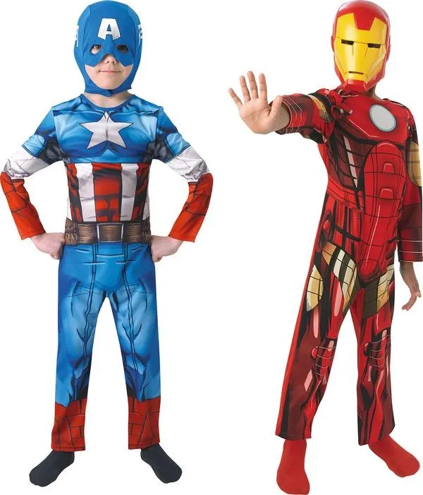 Disfraz duo Iron Man™ y Capitán América™ niño