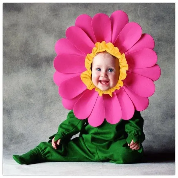 Disfraz de una flor para niña - Imagui
