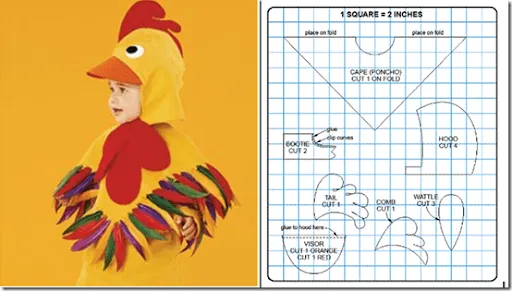 Disfraz de gallo para niños casero - Imagui