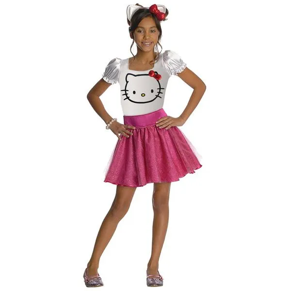 Disfraz de Hello Kitty tutú rosa para niña: comprar online en ...