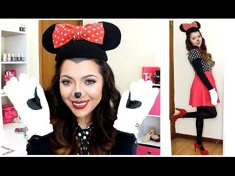 Disfraz y Maquillaje de Minnie Mouse Halloween ♥ beautybynena ...