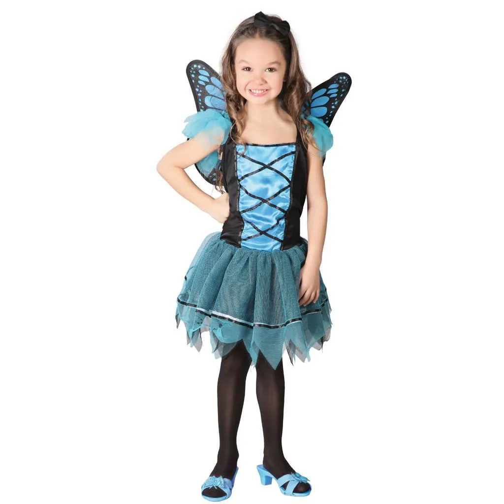 Disfraz de Mariposa Azul para niña – Disfraces Birlibirloque