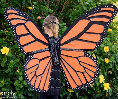 Disfraz de mariposa en foami - Imagui