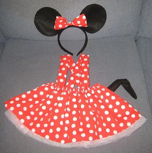 Como hacer falda de Minnie Mouse - Imagui
