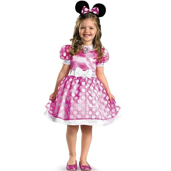 Disfraz Minnie niña rosa - Imagui