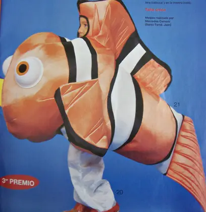 Disfraz de Nemo con Patrones - Manualidades Infantiles