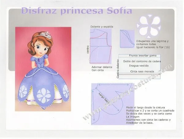 como hacer un disfraz de princesa | Aprender manualidades es ...