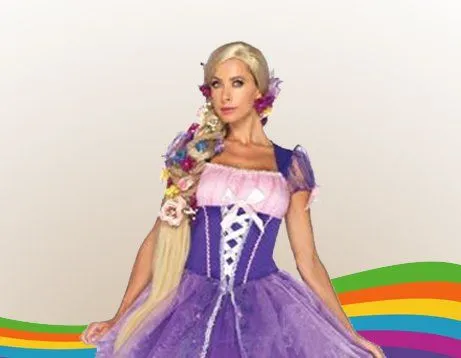 Disfraz de Rapunzel - Alquiler de disfraces en DisfracesMF.com