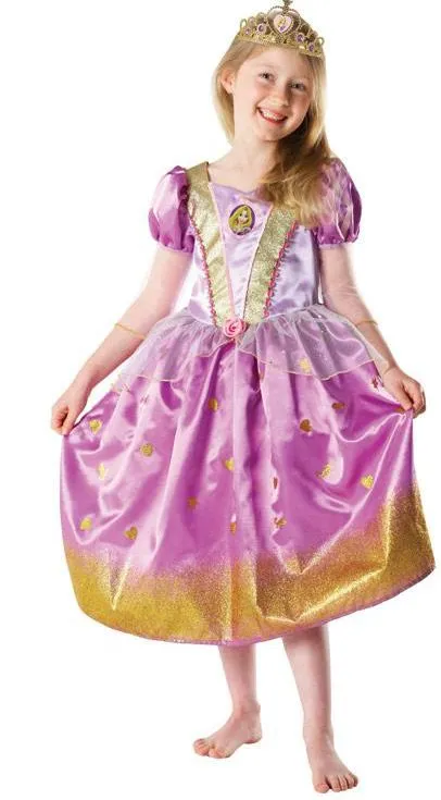 Disfraz de Rapunzel™ violeta niña