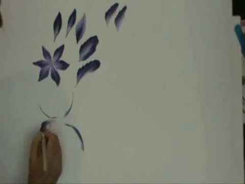 Disfruta pintando flores 4 - YouTube