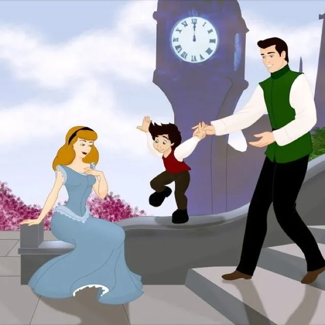 Disney couples with kids | Disney fan | Pinterest