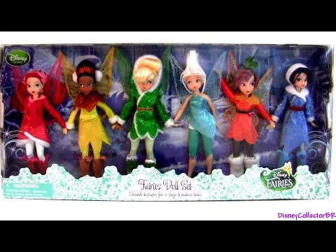 6 Disney Fairies Doll Set - Tinker Bell Secret of the Wings ...