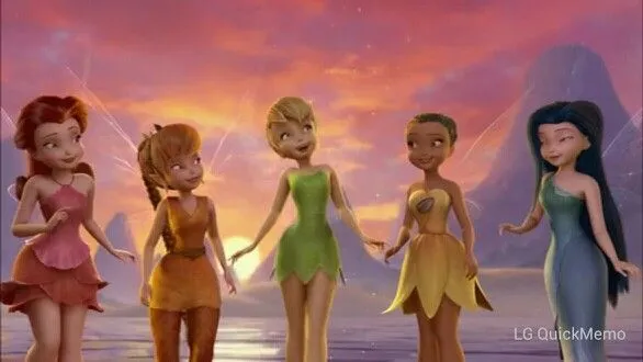 Disney fairies- Rosetta, Fawn, Tinkerbell, Iredessa, and ...