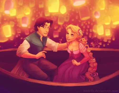 Más que Disney - [Fan Arts] Enredados - El pincel de Rapunzel