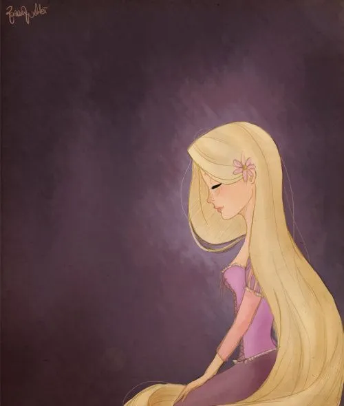 Más que Disney - [Fan Arts] Enredados - El pincel de Rapunzel