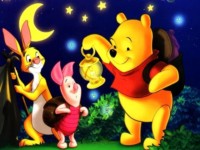Disney Halloween Winnie the Pooh Piglet and Rabbit Wallpaper ...