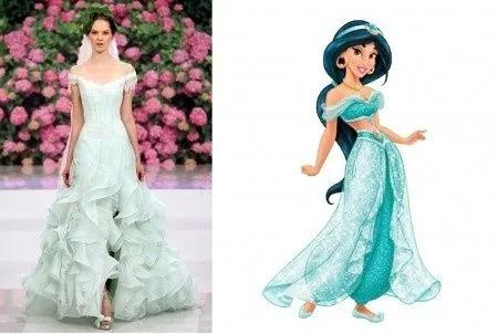 Disney inspira vestidos de novia