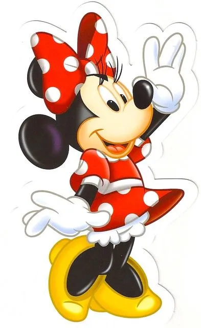 Disney - Minnie Mouse Shaped Postcard | Flickr - Photo Sharing! Disney - Minnie Mouse Shaped Postcard | Flickr - Photo Sharing!