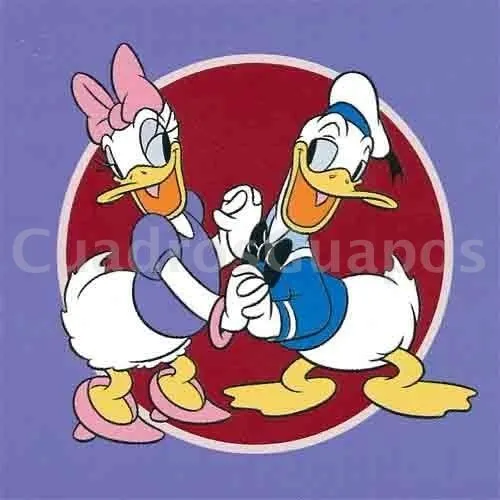 Disney: Pato Donald y Daisy - CuadrosGuapos.com