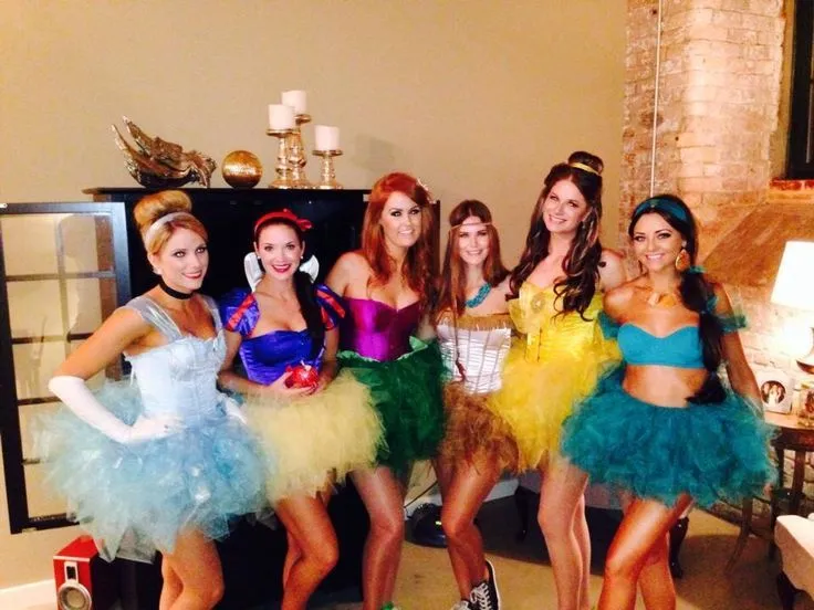 Disney Princesses homemade Halloween costumes | Holly Days ...