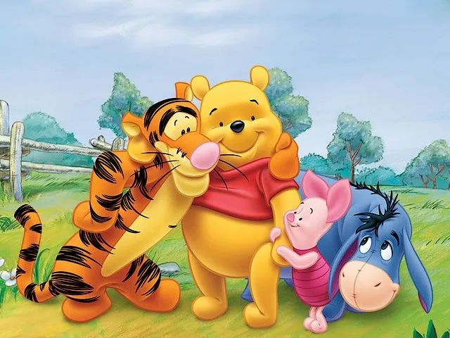 Disney Summer Winnie the Pooh and Friends Wallpaper - Puzzles ...