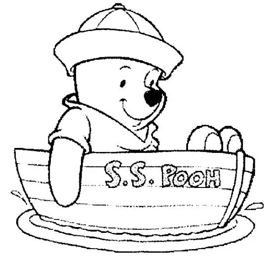Disney Winnie The Pooh Baby Coloring Pictures 