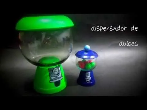 COMO HACER DISPENSADOR DE DULCES DECORATIVO - YouTube