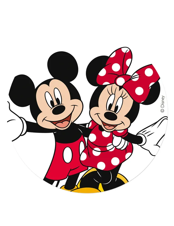 Disque azyme 20 cm Mickey & Minnie™ : Deguise-toi, achat de ...