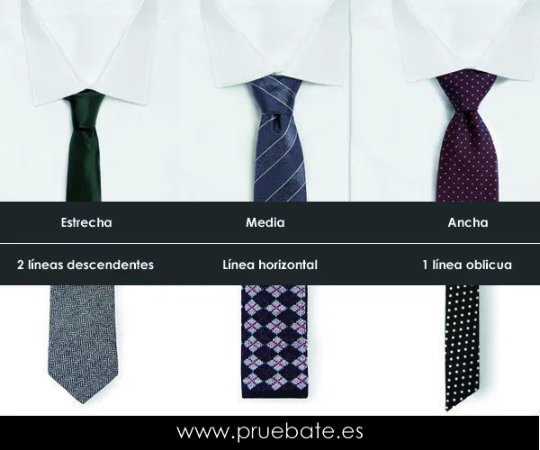 Distintos tipos de corbata, distinta imagen proyectada | Pruebate ...