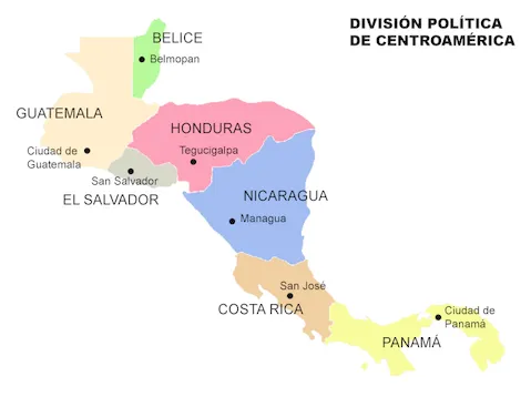 Division politics del continente americano dibujo del mapa - Imagui
